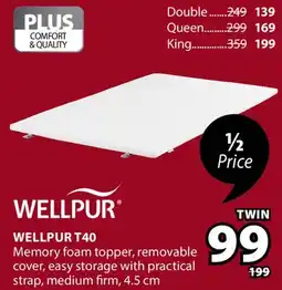 JYSK WELLPUR T40 offer