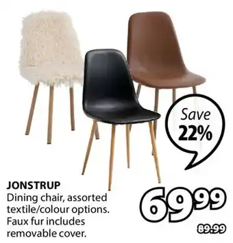 JYSK JONSTRUP Dining chair offer