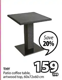 JYSK THY Patio coffee table offer