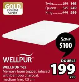 JYSK WELLPUR T65 offer