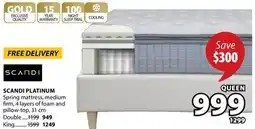 JYSK SCANDI PLATINUM Spring mattress offer