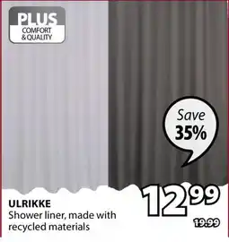 JYSK ULRIKKE Shower liner offer
