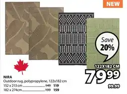 JYSK NIRA Outdoor rug polypropylene offer