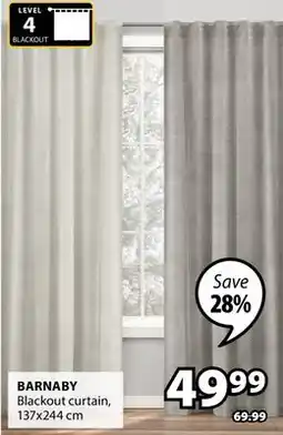 JYSK BARNABY Blackout curtain offer