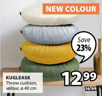JYSK KUGLEASK Throw cushion offer