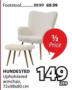 JYSK HUNDESTED Upholstered armchair offer