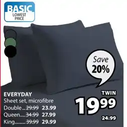JYSK EVERYDAY Sheet set offer