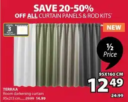 JYSK TERRAA Room darkening curtain offer
