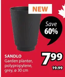 JYSK SANDLO Garden planter offer