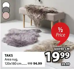 JYSK TAKS Area rug offer