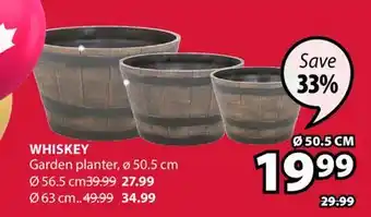 JYSK WHISKEY Garden planter offer
