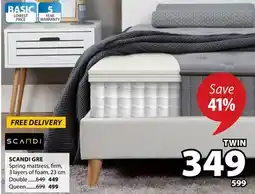 JYSK SCANDI GRE Spring mattress offer