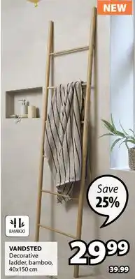 JYSK VANDSTED Decorative ladder offer