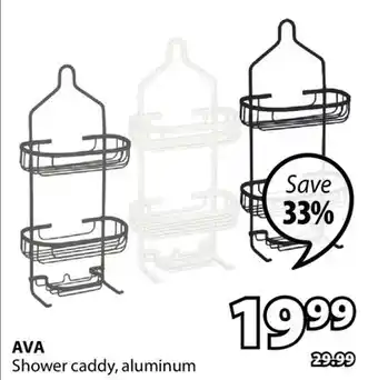 JYSK AVA Shower caddy, aluminum offer