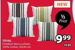 JYSK TOVAL Outdoor deco cushion offer