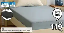 JYSK F5 Foam mattress offer
