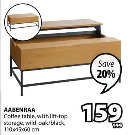 JYSK AABENRAA Coffee table offer