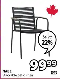 JYSK NABE Stackable patio chair offer