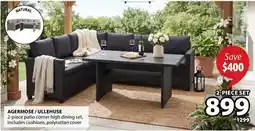 JYSK AGERMÖSE / ULLEHUSE 2-piece patio corner high dining set offer