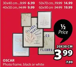 JYSK OSCAR Photo frame, black or white offer