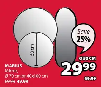 JYSK MARIUS Mirror offer