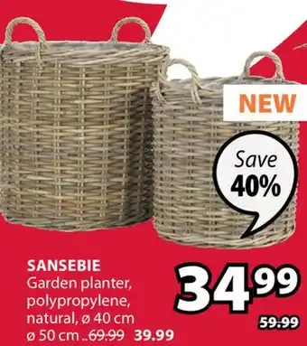 JYSK SANSEBIE Garden planter offer
