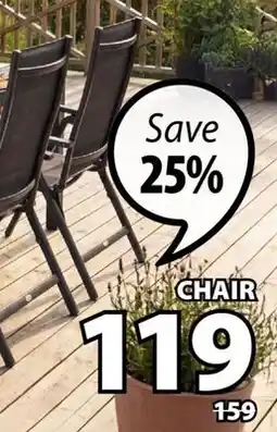 JYSK MYSEN Position patio chair offer