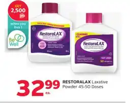 Rexall RESTORALAX Laxative Powder offer