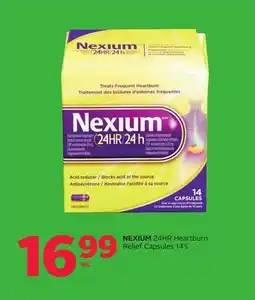 Rexall NEXIUM 24HR Heartburn Relief Capsules offer