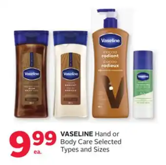 Rexall VASELINE Hand or Body Care offer
