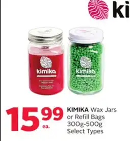 Rexall KIMIKA Wax Jars or Refill Bags offer