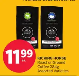 Rexall KICKING HORSE Roast or Ground Coffee offer