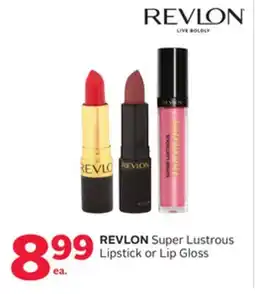 Rexall REVLON Super Lustrous Lipstick or Lip Gloss offer