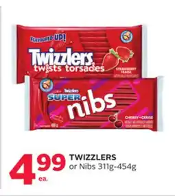 Rexall TWIZZLERS or Nibs offer