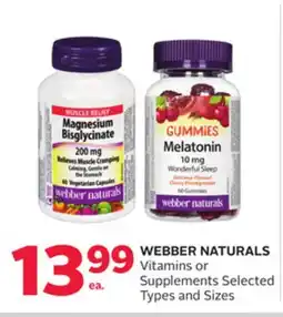 Rexall WEBBER NATURALS Vitamins or Supplements offer