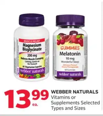 Rexall WEBBER NATURALS Vitamins or Supplements offer