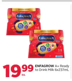 Rexall ENFAGROW A+ Ready to Drink Milk offer