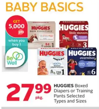 Rexall HUGGIES Boxed Diapers or Training Pants offer