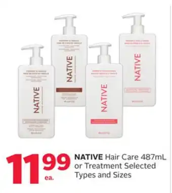 Rexall NATIVE Hair Care offer