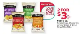 Rexall NOSH & CO. Potato Chips, Cheese Stix or Sour Cream & Onion Rings offer