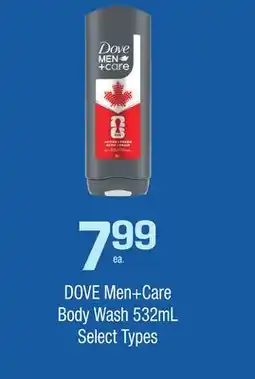 Rexall DOVE Men+Care Body Wash offer