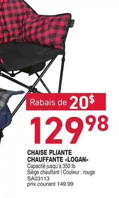 Matério CHAISE PLIANTE CHAUFFANTE LOGAN offer