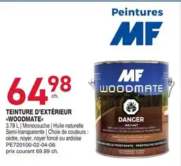 Matério TEINTURE D'EXTÉRIEUR WOODMATE offer