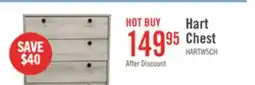 The Brick Hart Bedroom Chest of Drawers, 5-Drawer, 24.6W x 36.2H, Made in Canada - White offer