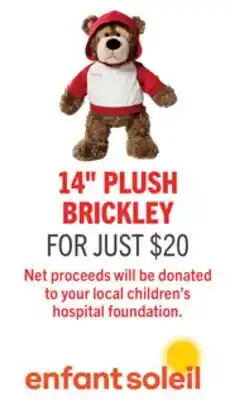 The Brick 14 PLUSH BRICKLEY offer