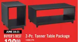 The Brick 2-Pc. Tanner Table Package offer