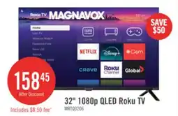 The Brick MAGNAVOX 32 MRTQ QLED Quantum Dot FHD Smart Roku TV (MRTQ3206) offer