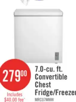 The Brick 7.0-cu. ft. Convertible Chest Fridge/Freezer offer