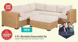 The Brick Scott Living Barcelona 4-Piece Patio Set offer