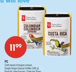 Pharmaprix PC Single Origin Ground Coffee offer